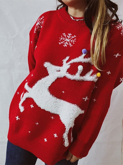 Women's Christmas Jacquard Sweater