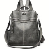 Maxoner Women Fashion Faux Leather Satchel Rucksack