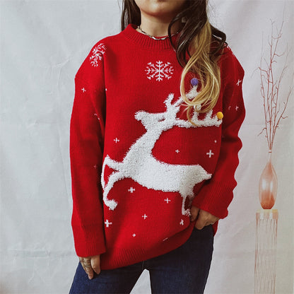 Women's Christmas Jacquard Sweater