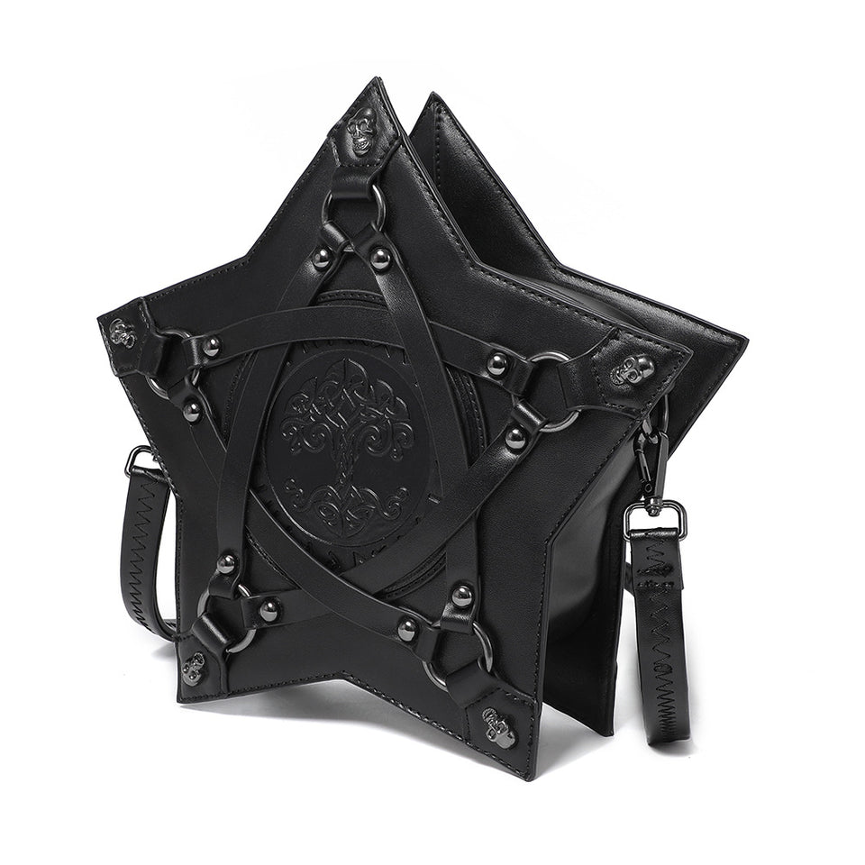 Romwe Women's Gothic Embossed Bag
