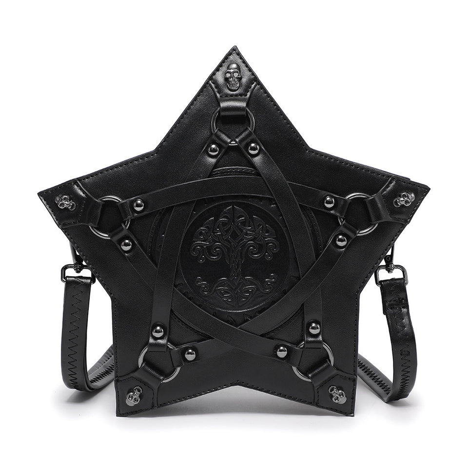 Romwe Women's Gothic Embossed Bag