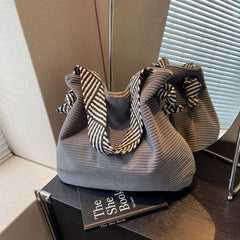 Corduroy Women Versatile Fashion  Shoulder Bag