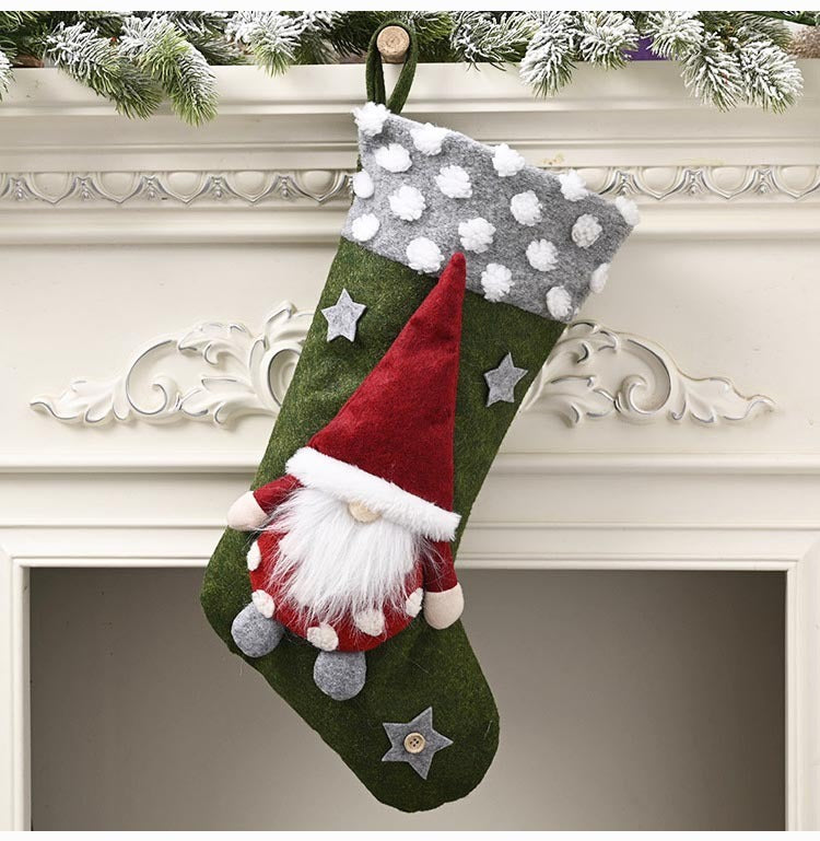 Donken Christmas Decorative Stocking Socks