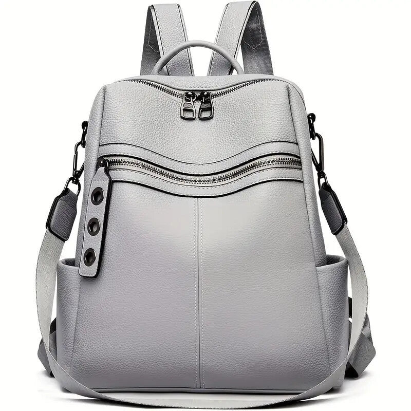 Maxoner Women Fashion Faux Leather Satchel Rucksack
