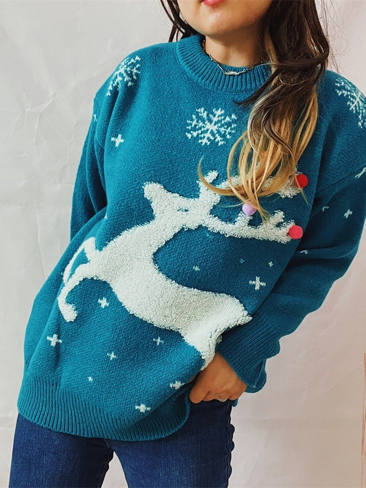 Women's Christmas Jacquard Sweater