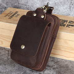 Olely Men Horse Leather Belt Bag