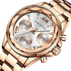 Mini Focus Business Women's Watch Multifunctional Petals