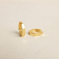 18K Gold Plated Women Classic Polygon Earrings | Luxe For You