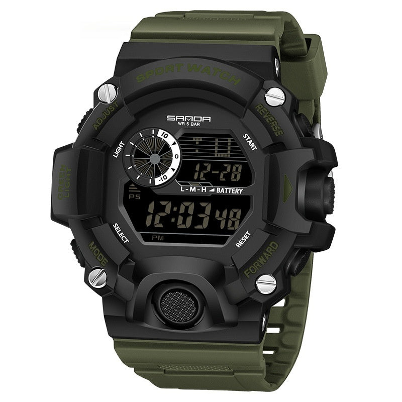 SANDA Men's Sport Watch Multi-functional Waterproof