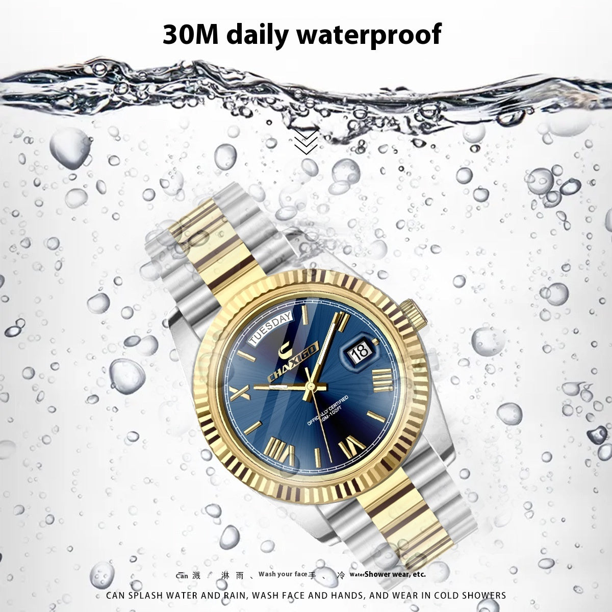CHAXIGO Men's Watch Dial Quartz