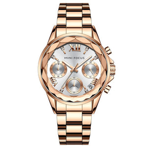 Mini Focus Business Women's Watch Multifunctional Petals