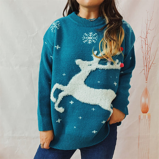 Women's Christmas Jacquard Sweater