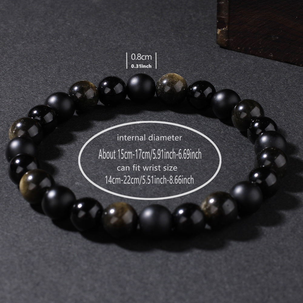 Jin Yaoshi Universal Black Agate Bracelet