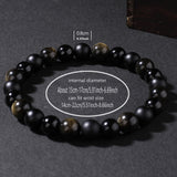Jin Yaoshi Universal Black Agate Bracelet