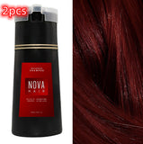 NOVA Colour Shampoo 3-in-1 Natural Fast White Hair Dyed For Men And Women