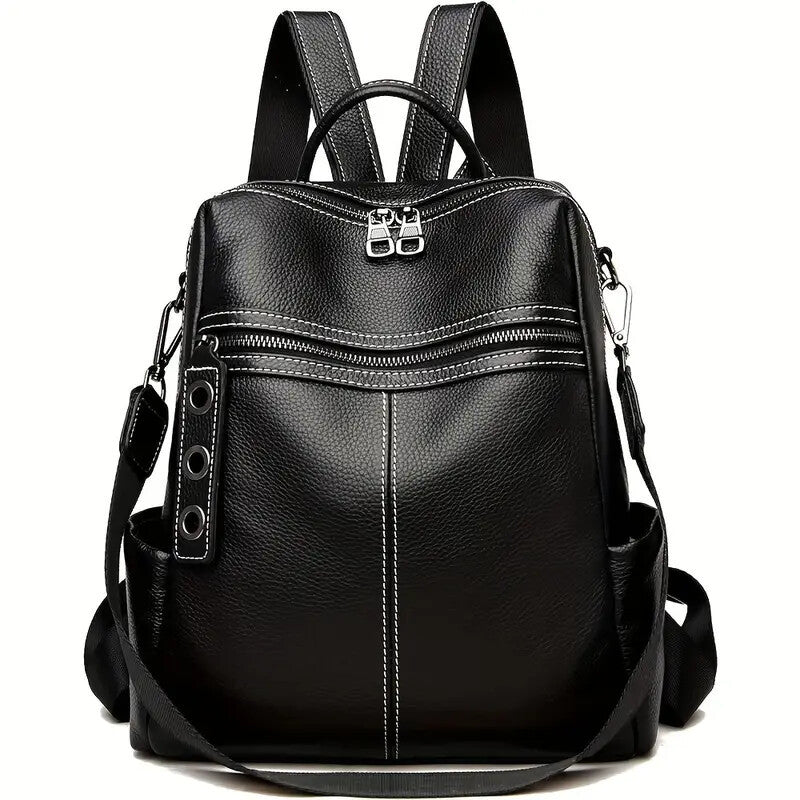 Maxoner Women Fashion Faux Leather Satchel Rucksack