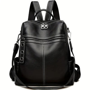 Maxoner Women Fashion Faux Leather Satchel Rucksack