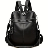 Maxoner Women Fashion Faux Leather Satchel Rucksack