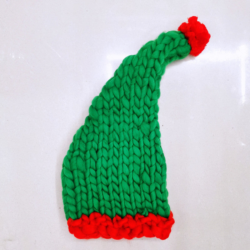 Christmas Wool Winter Hand-Knitted Hat