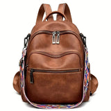 Maxoner Women Fashion Faux Leather Satchel Rucksack