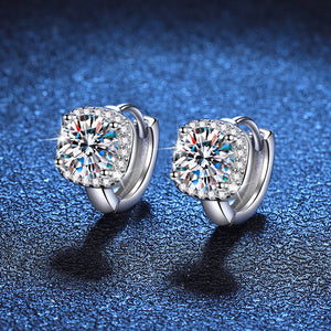 S925 Silver Moissanite Women Earrings Classic